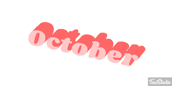 October Text effect