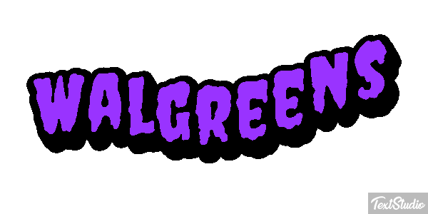 Walgreens Text effect