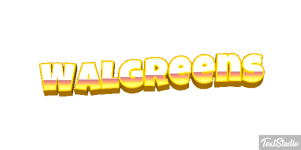 Walgreens Text effect