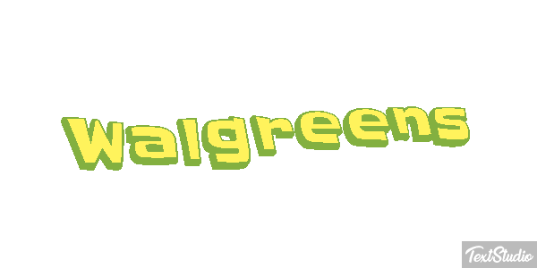 Walgreens Text effect