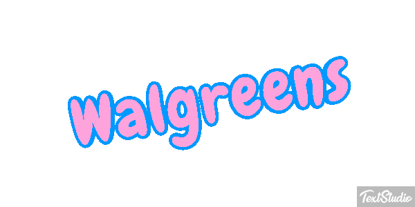 Walgreens Text effect