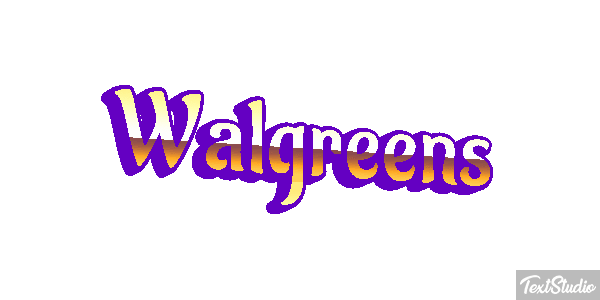 Walgreens Text effect