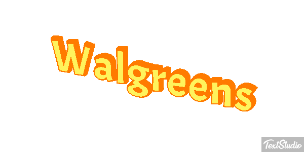 Walgreens Text effect