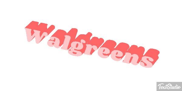 Walgreens Text effect