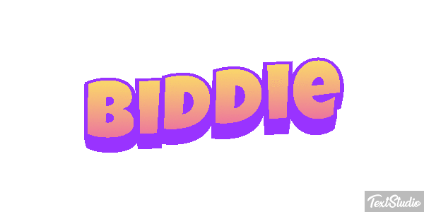 Biddie Text effect