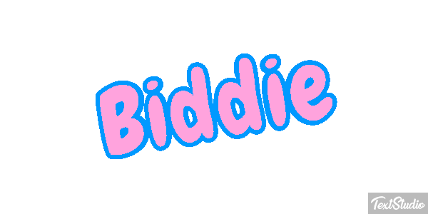 Biddie Text effect