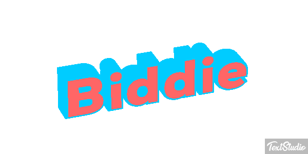 Biddie Text effect