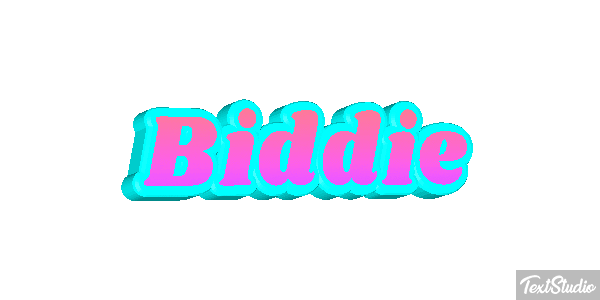 Biddie Text effect