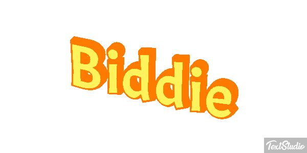 Biddie Text effect