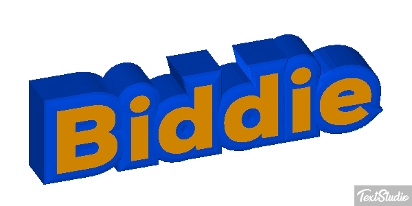 Biddie Text effect