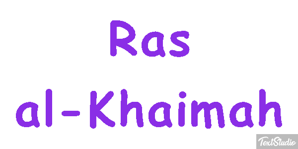 Ras al-Khaimah Texteffekt