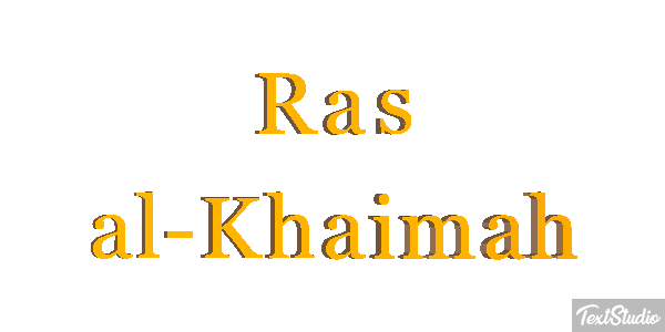 Ras al-Khaimah Texteffekt