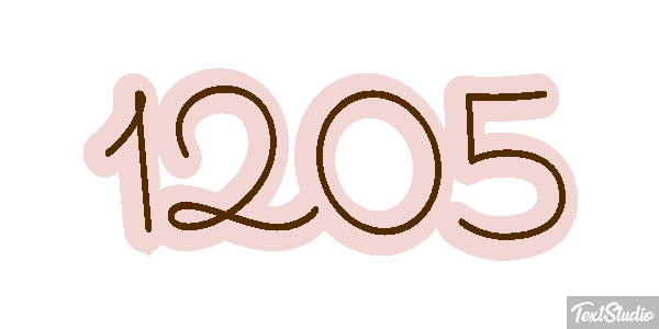 1205 Text effect