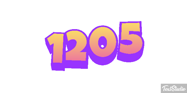 1205 Text effect