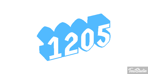 1205 Text effect
