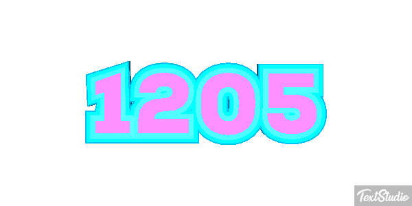 1205 Text effect