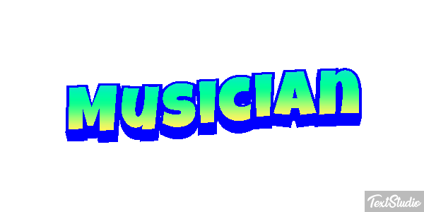 Musician Tekst effect