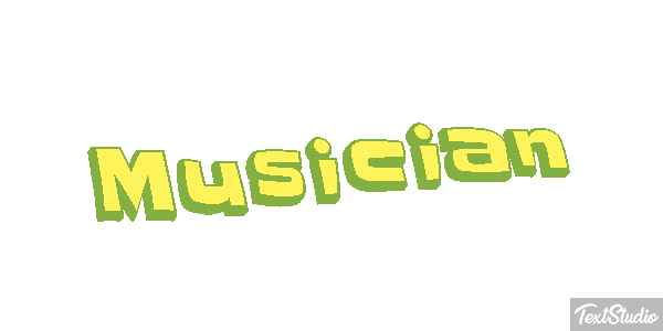 Musician Tekst effect