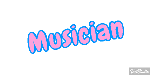 Musician Tekst effect
