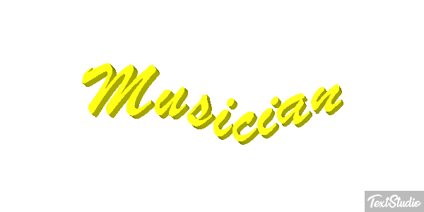 Musician Tekst effect