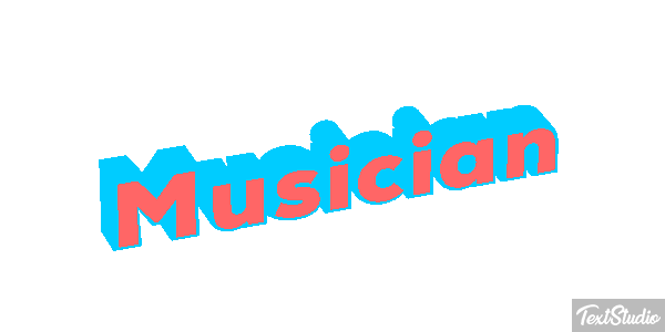 Musician Tekst effect