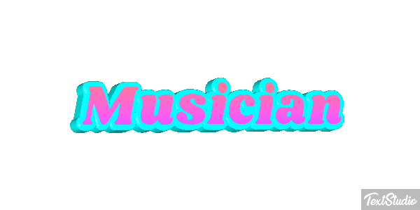 Musician Tekst effect