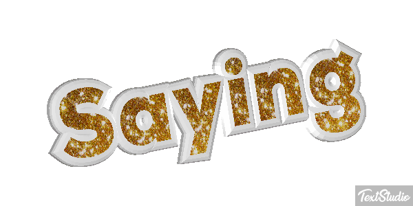 Saying Text effect