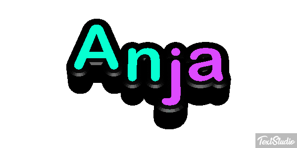 Anja テキスト効果