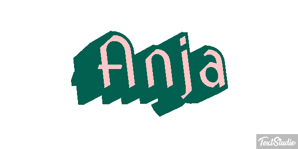 Anja テキスト効果
