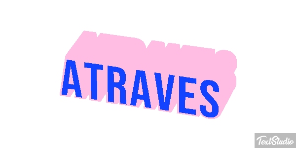 Através Text effect