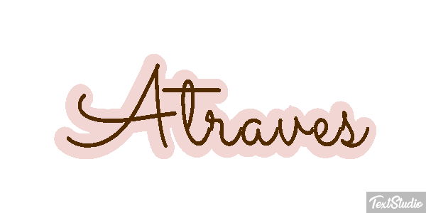 Através Text effect