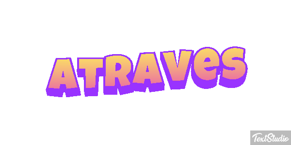 Através Text effect