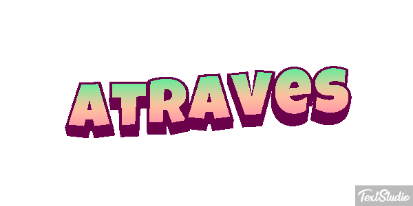 Através Text effect