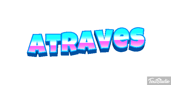 Através Text effect