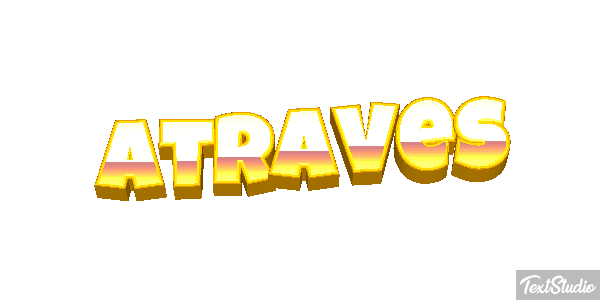 Através Text effect