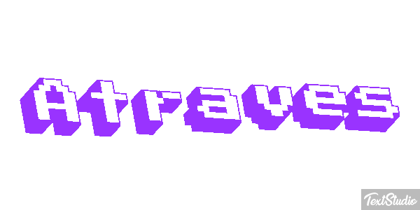 Através Text effect