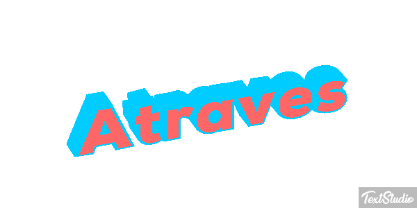 Através Text effect