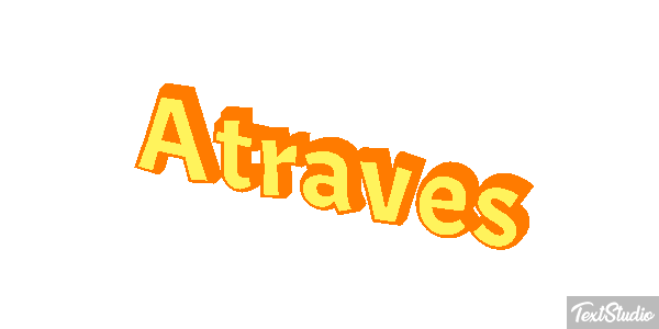 Através Text effect