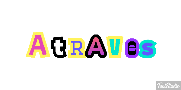 Através Text effect