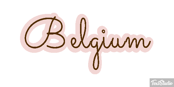 Belgium Text effect