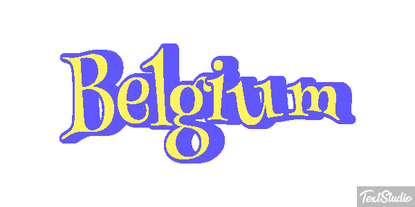 Belgium Text effect