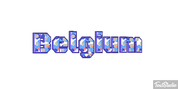 Belgium Text effect