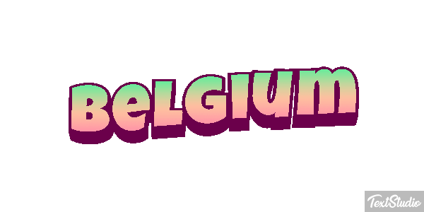Belgium Text effect