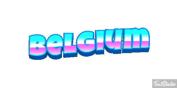 Belgium Text effect