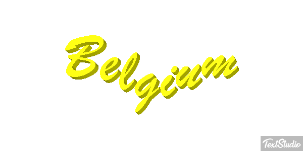 Belgium Text effect