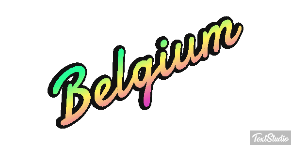 Belgium Text effect