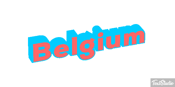 Belgium Text effect