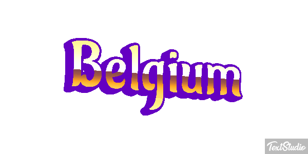 Belgium Text effect