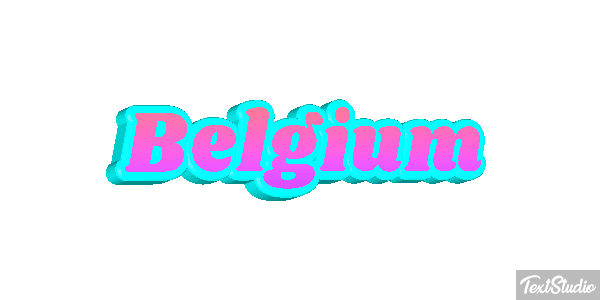 Belgium Text effect