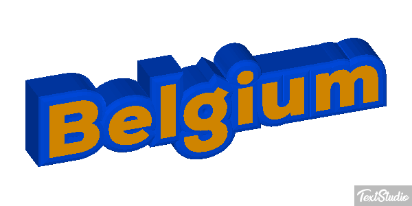 Belgium Text effect